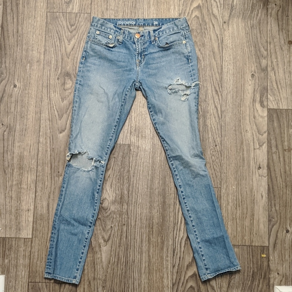 J Crew Toothpick Jeans